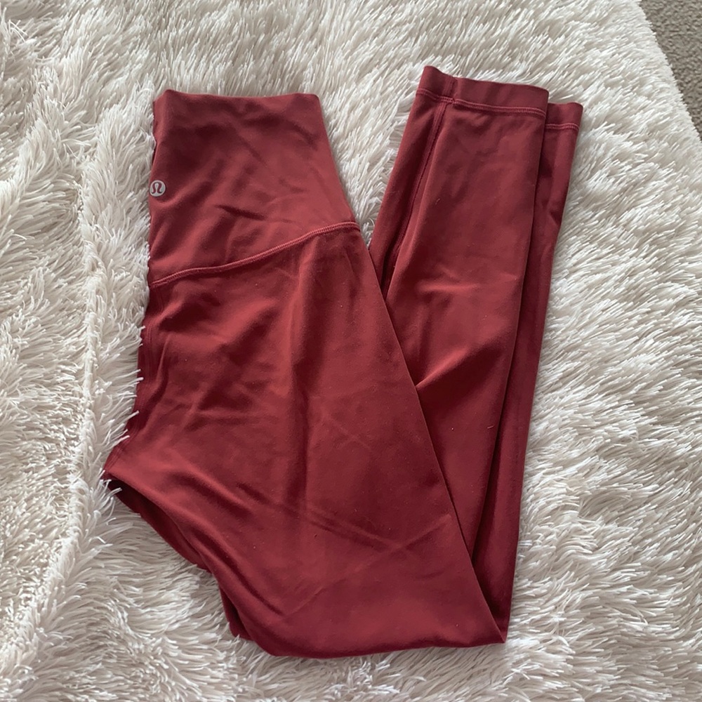 Rare Chianti Align Leggings Size 4 25 in inseam